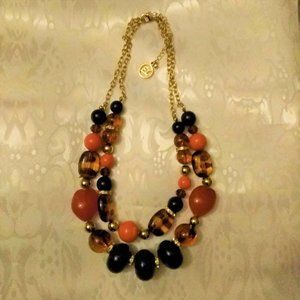 Erika Lyon Two Strand Beaded 18" Necklace